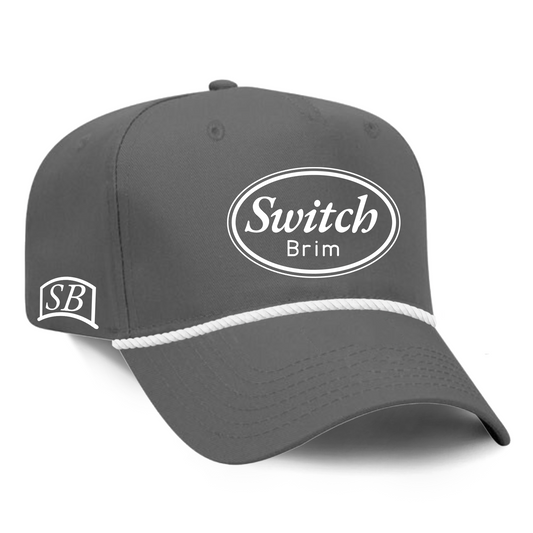 Charcoal SwitchBrim Logo Snapback