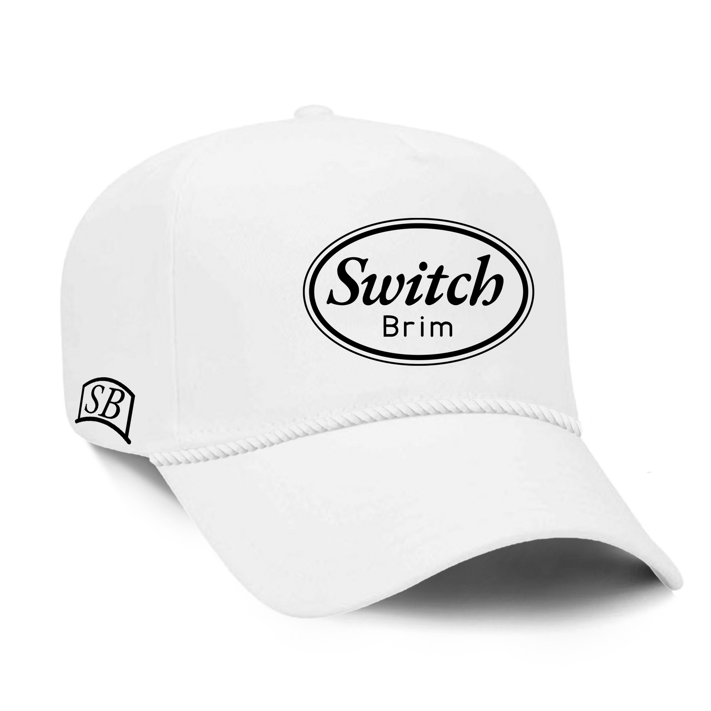 White SwitchBrim Snapback